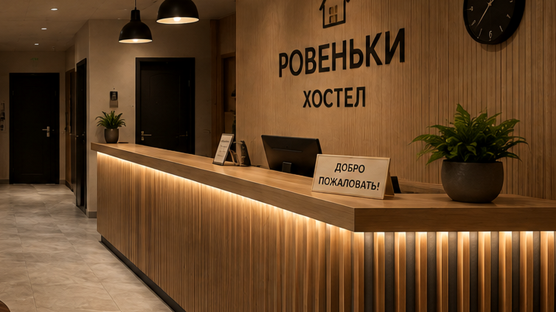 Интерьер и оформление сайта Ровеньки Хостел